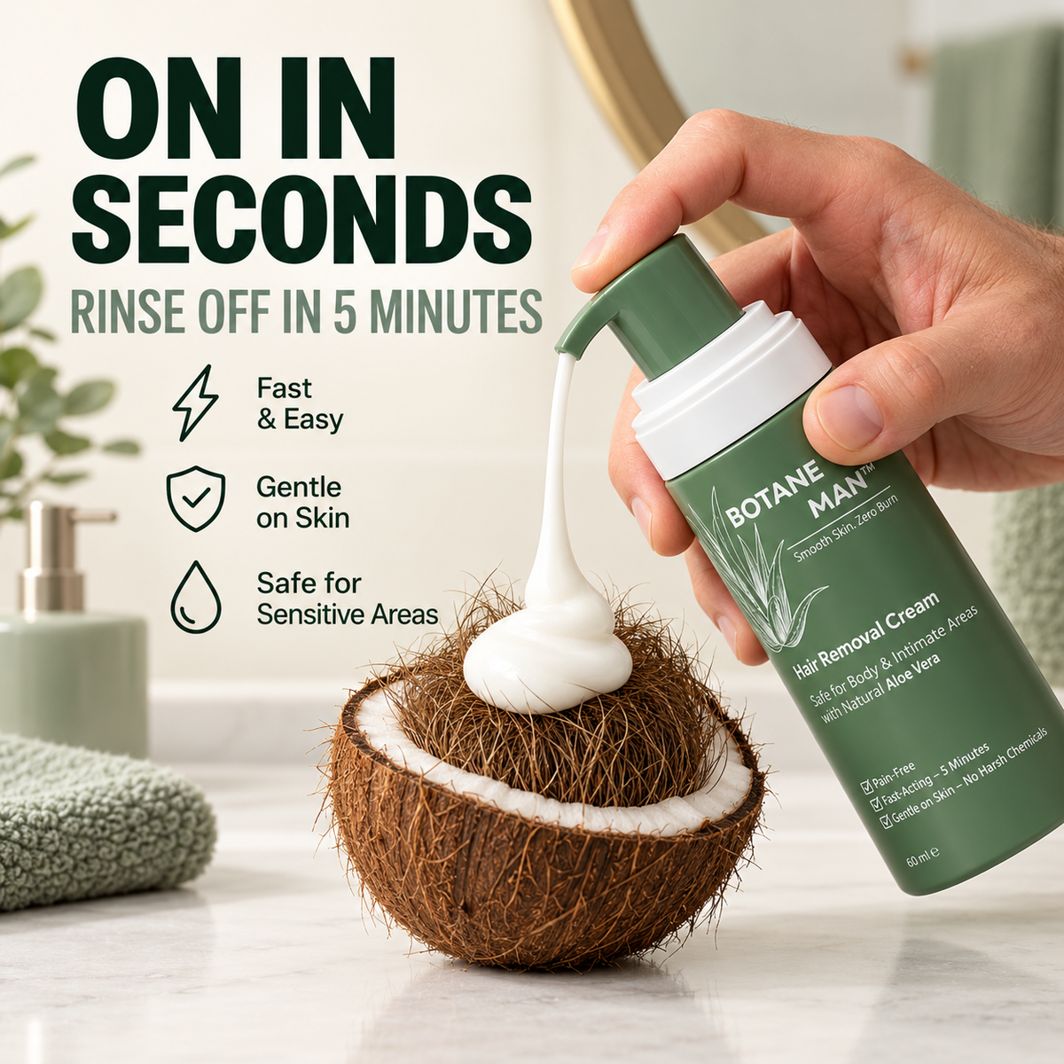 Botane Men's Hair Removal Cream